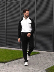 Men’s Two Piece Sweat-shirt & Sweat-pant Suit